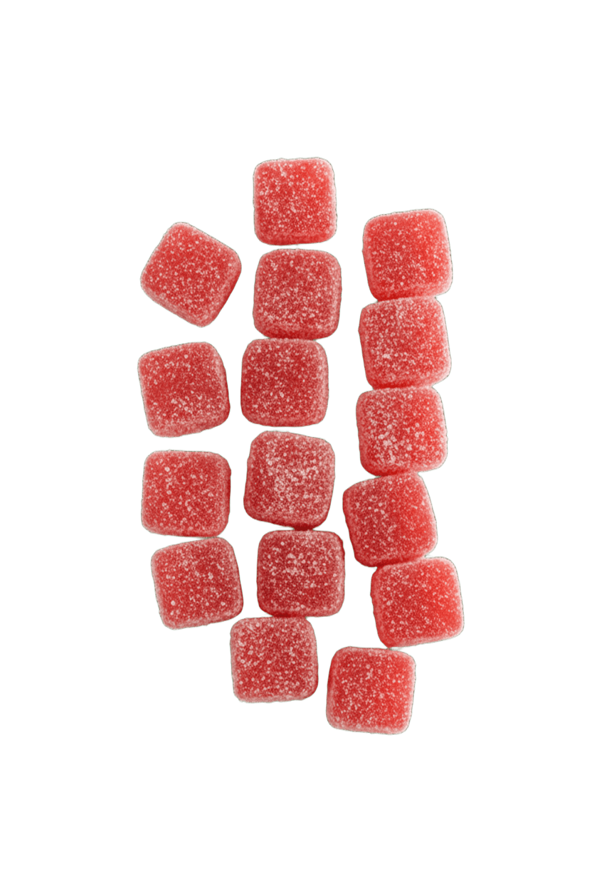 Gomas vermelhas THCv individuais